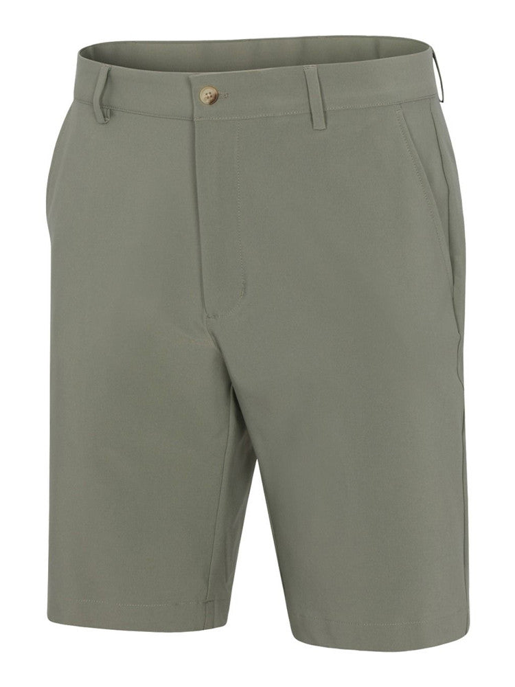 Greg Norman 4-Way Stretch Classic 10-Inch Short - Gravel