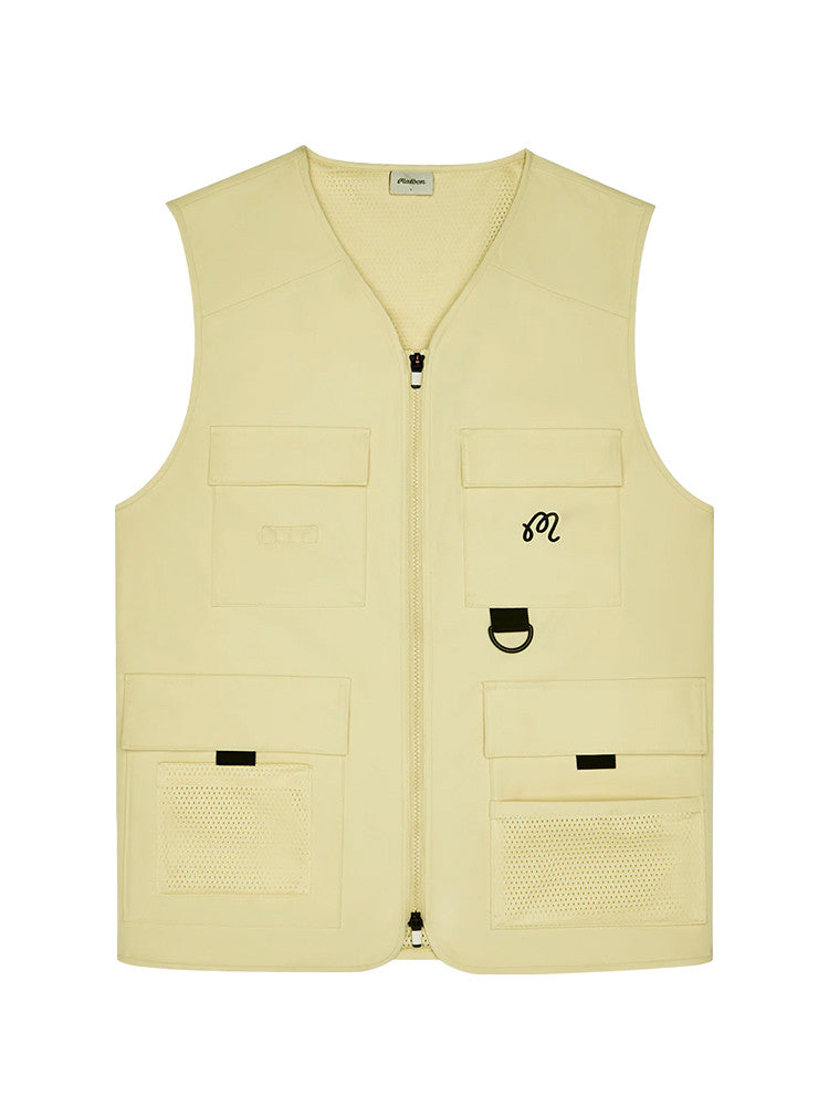 Malbon Bird Watching Vest - Aloe Wash
