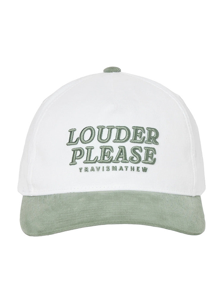 TravisMathew Louder Please Cap - White