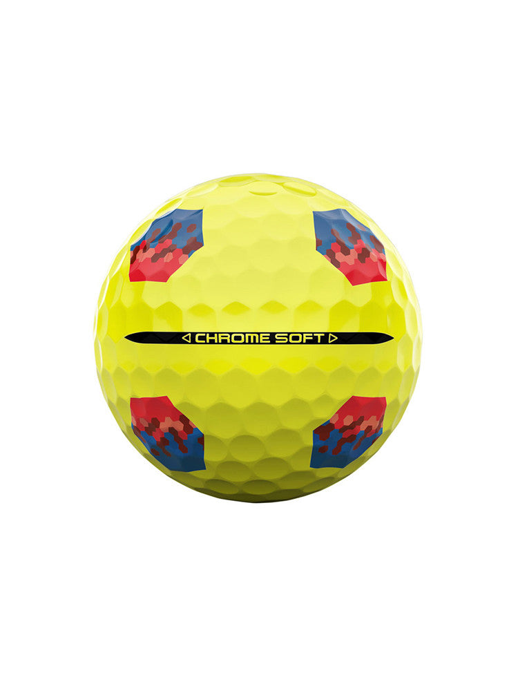 Callaway Chrome Soft TruTrack 2024 Golf Balls - 2 Dozen Yellow