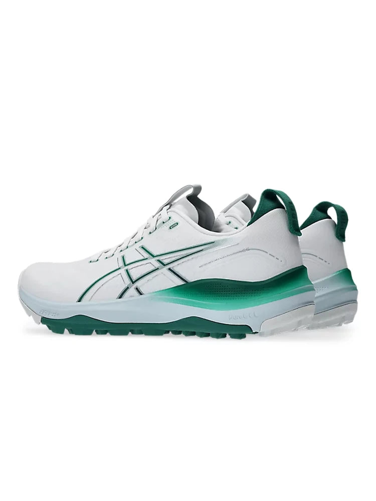 Asics Gel Kayano Ace 3 Golf Shoes - White/Jasper Green