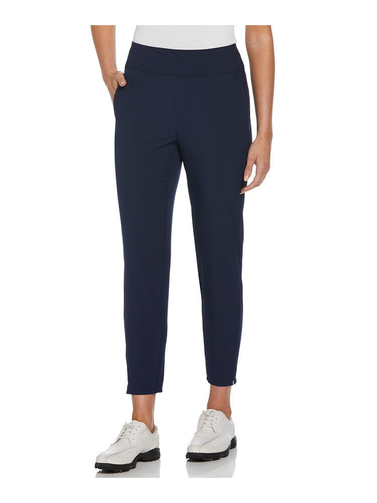 Ben Hogan Women's Lightweight Stretch Woven Ankle Pant - Peacoat