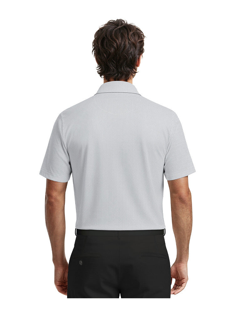 Ben Hogan Mini All Over Geo Polo - Bright White