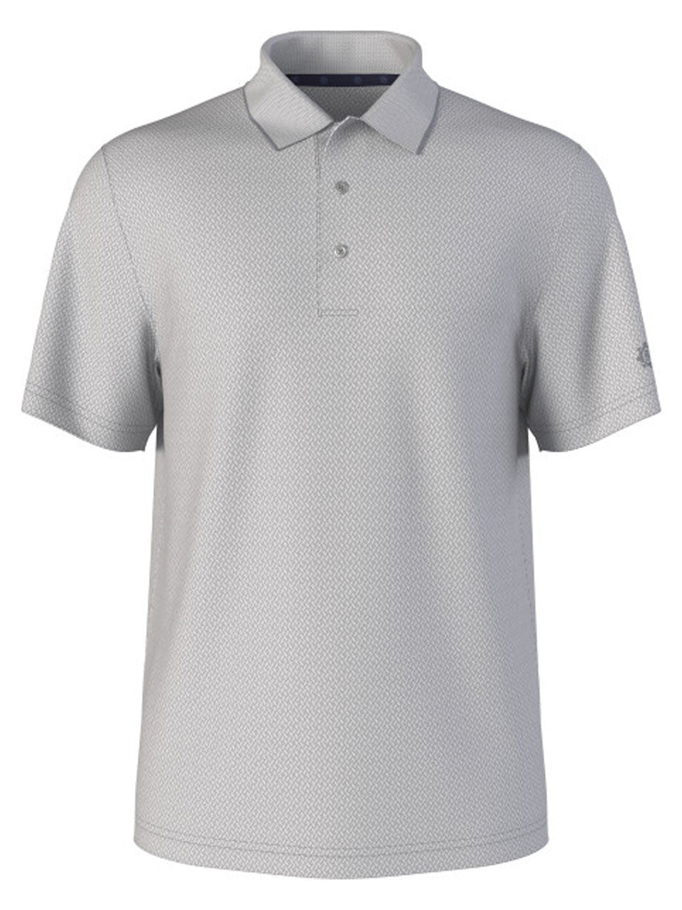 Ben Hogan 2 Tone Micro Geo Jacquard Polo - Tradewinds