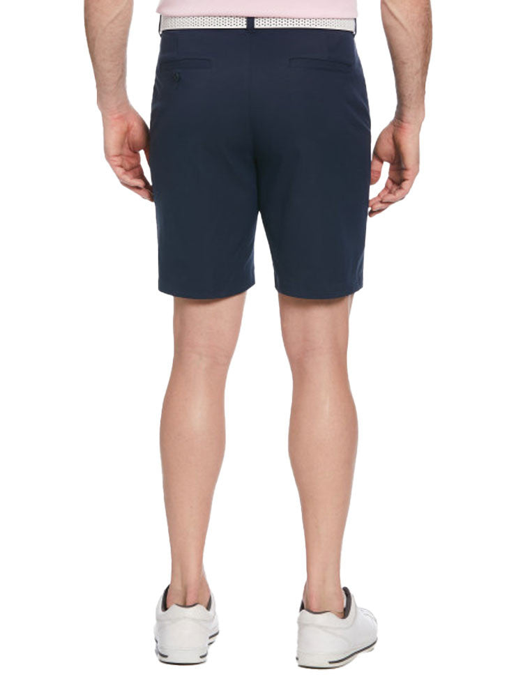 Ben Hogan Active Waistband Flat Front 9-Inch Golf Short - Black Iris