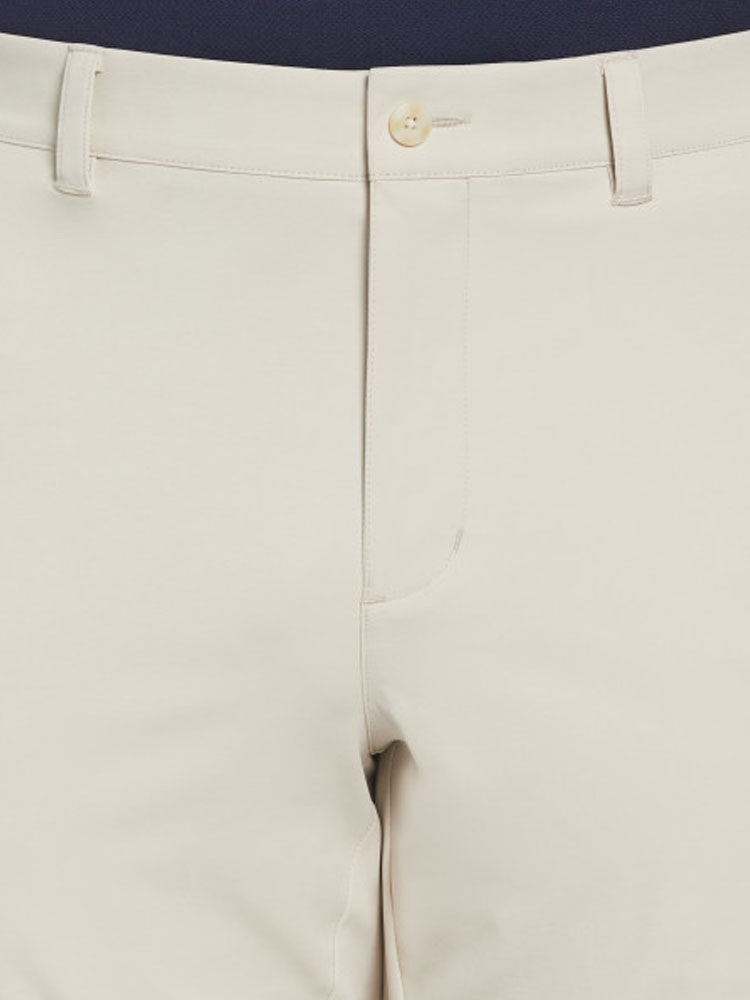 Ben Hogan Active Waistband Flat Front Golf Pant - Silver Lining
