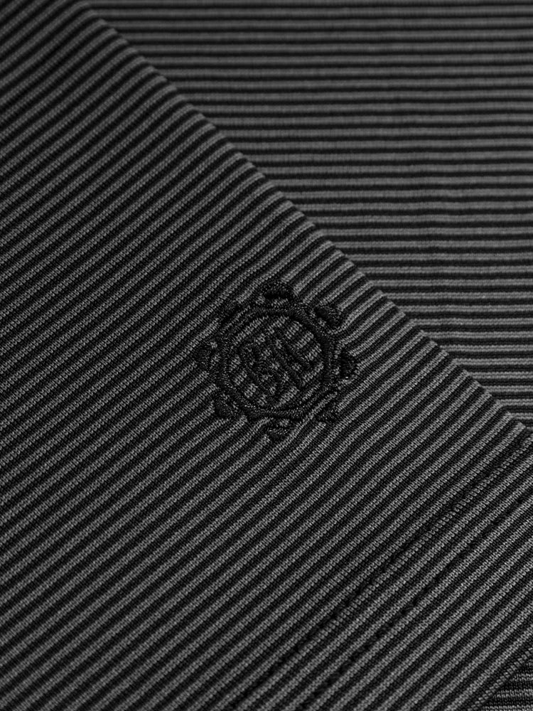 Ben Hogan Fine Line Stripe Polo Shirt - Caviar