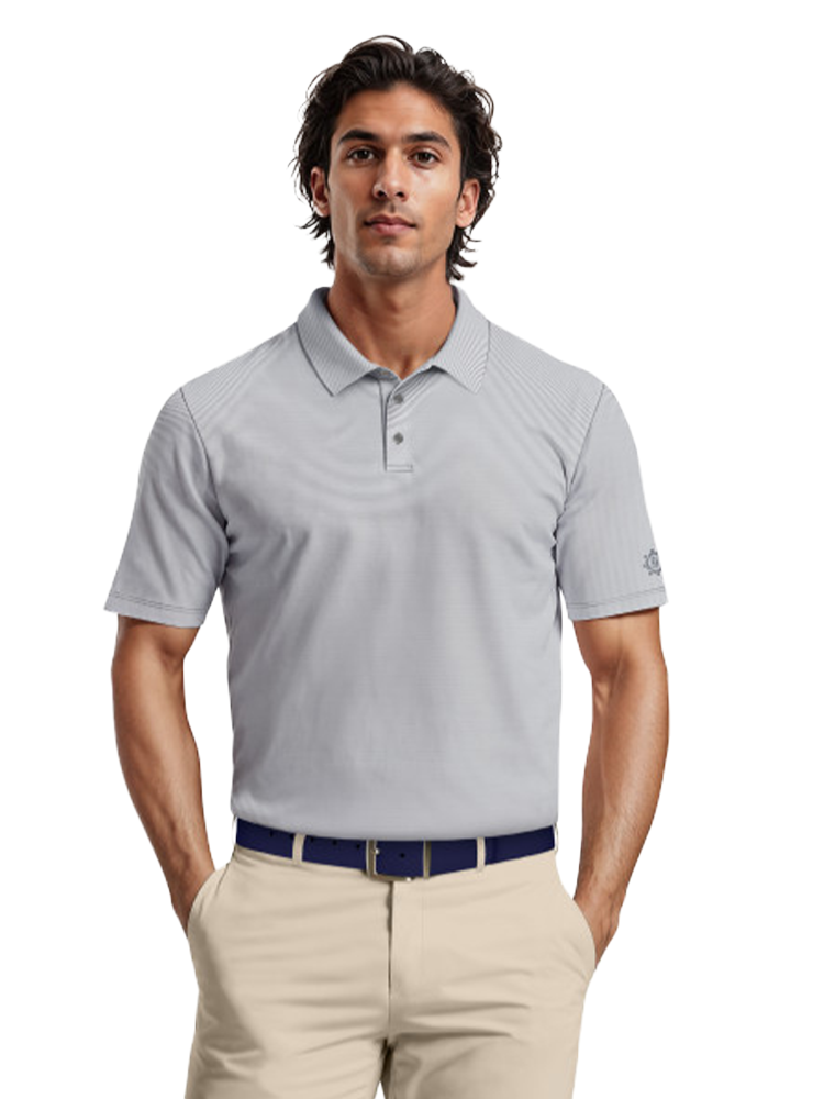 Ben Hogan Fine Line Stripe Polo Shirt - Tradewinds