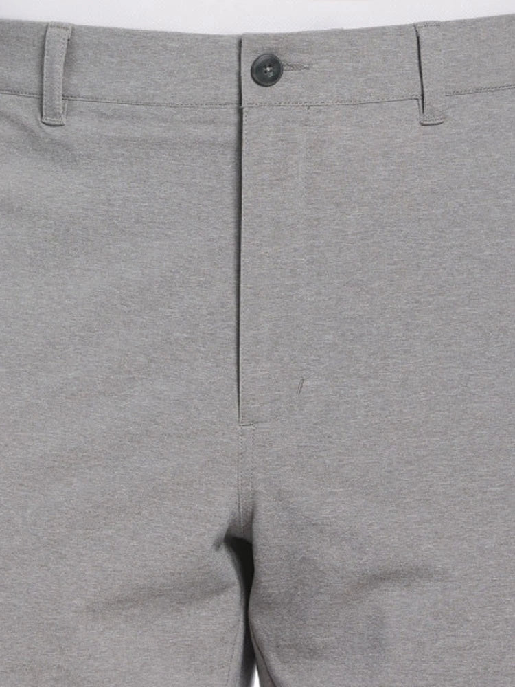 Ben Hogan Performance Flat Front 8-Inch Golf Short - Dark Heather Grey