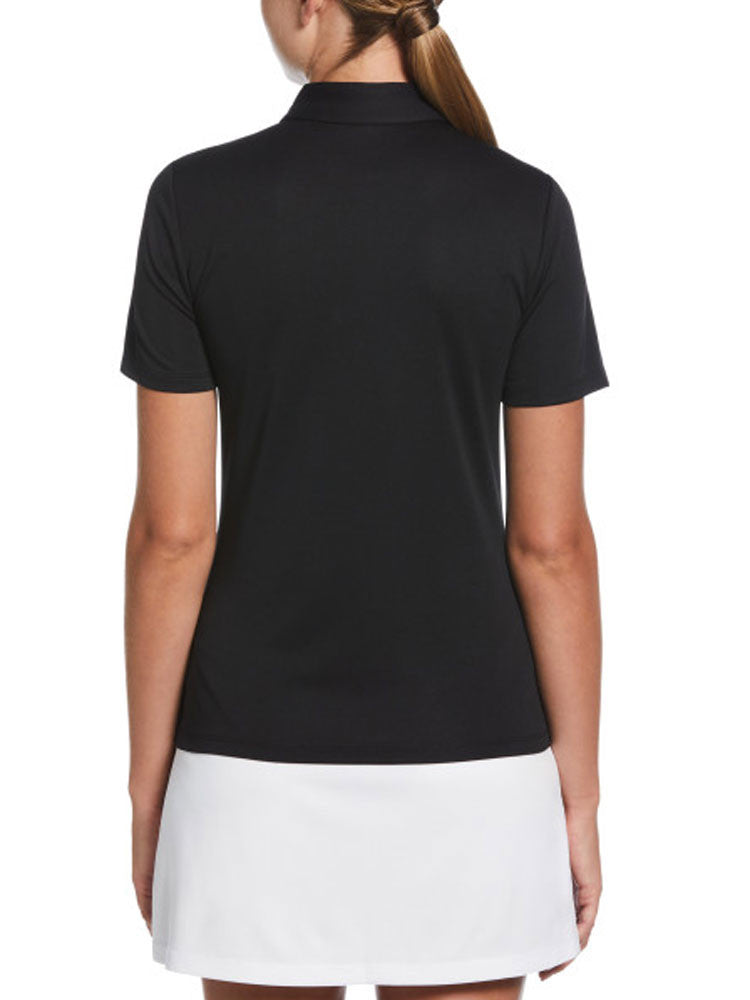 Ben Hogan Women's Solid Ventilation Polo - Caviar