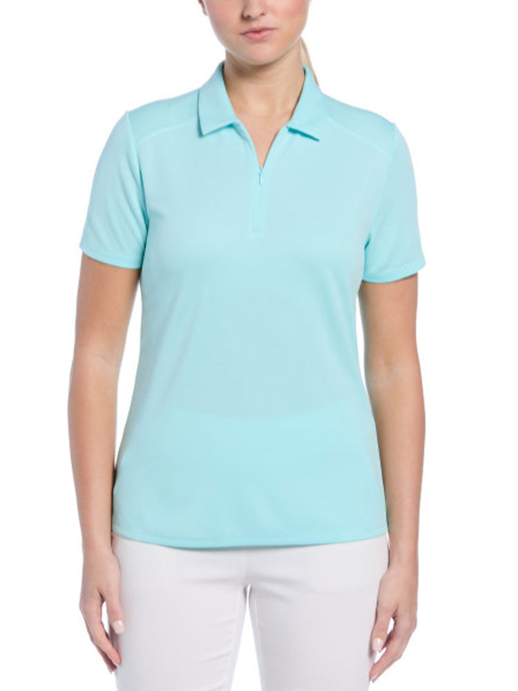Ben Hogan Women's Solid Ventilation Polo - Waterspout