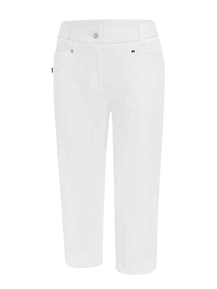 Birdee Sport Womens Pinnacle Knee Capri - White