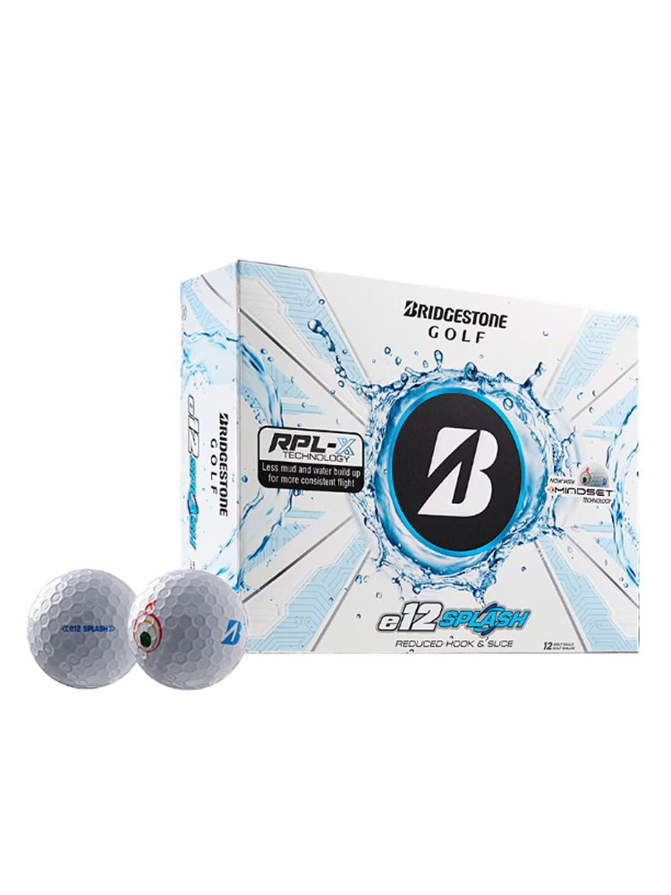 Bridgestone E12 Splash Golf Balls - White