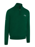 Callaway 1/4-Zip Blended Merino Sweater - Deep Galapagos Green