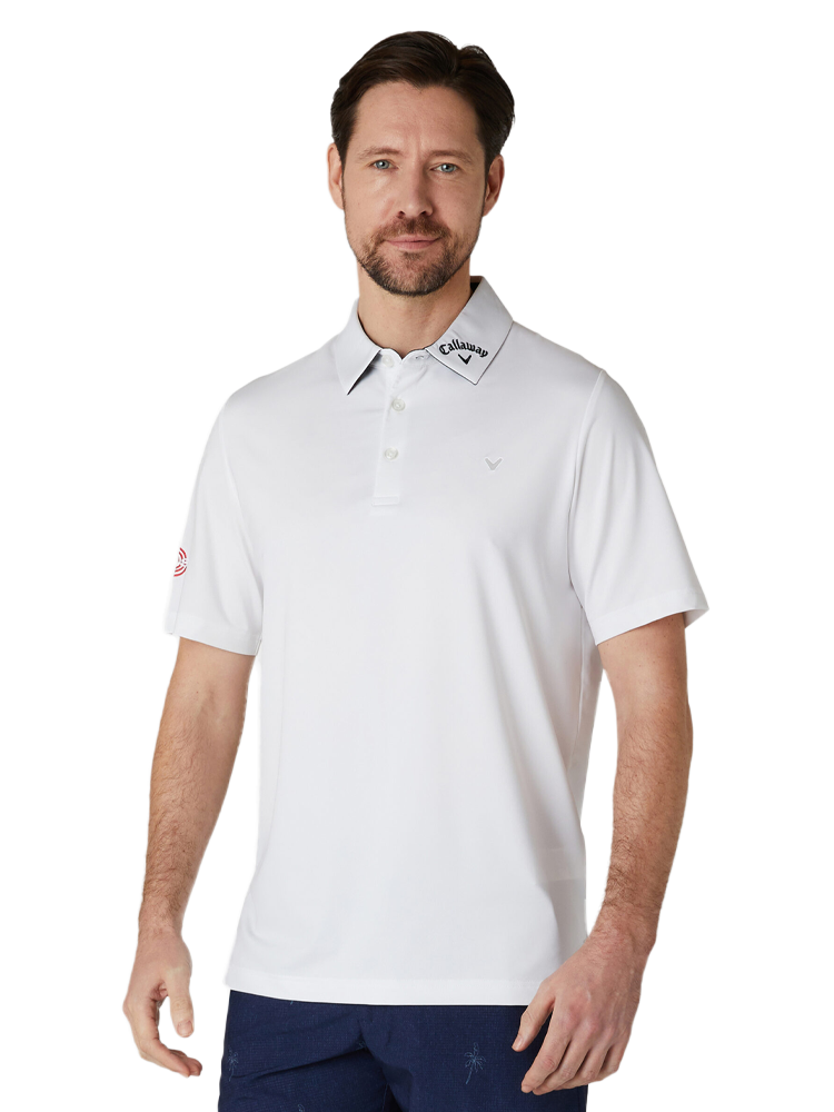 Callaway 3 Chev Odyssey Tour Polo - Bright White