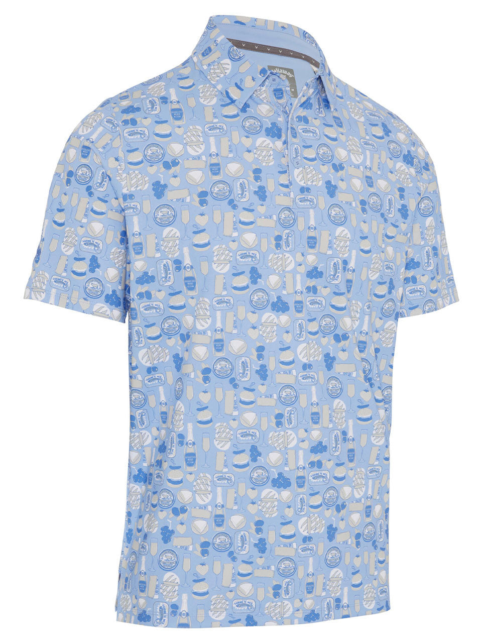 Callaway Celebration Feast Print Polo - Open Air