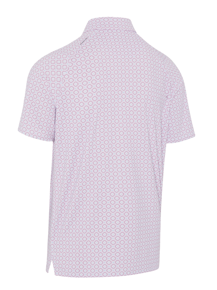 Callaway Golf Club Print Polo - Bright White