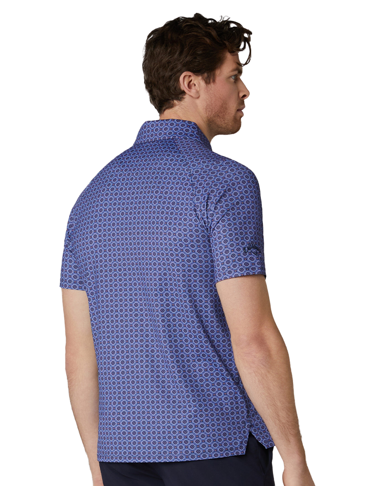 Callaway Golf Club Print Polo - Peacoat