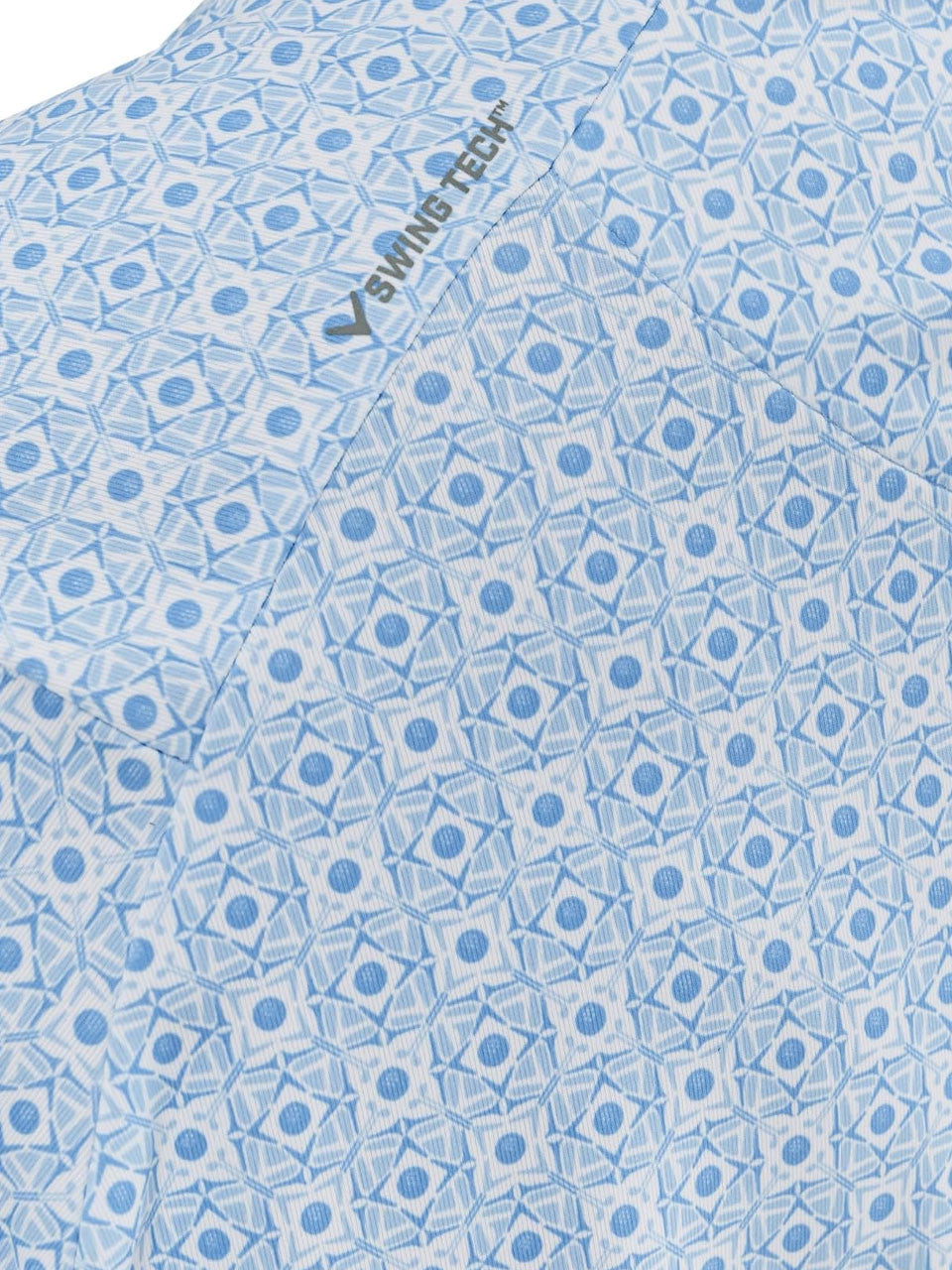 Callaway Golf Foulard Printed Polo - Vista Blue