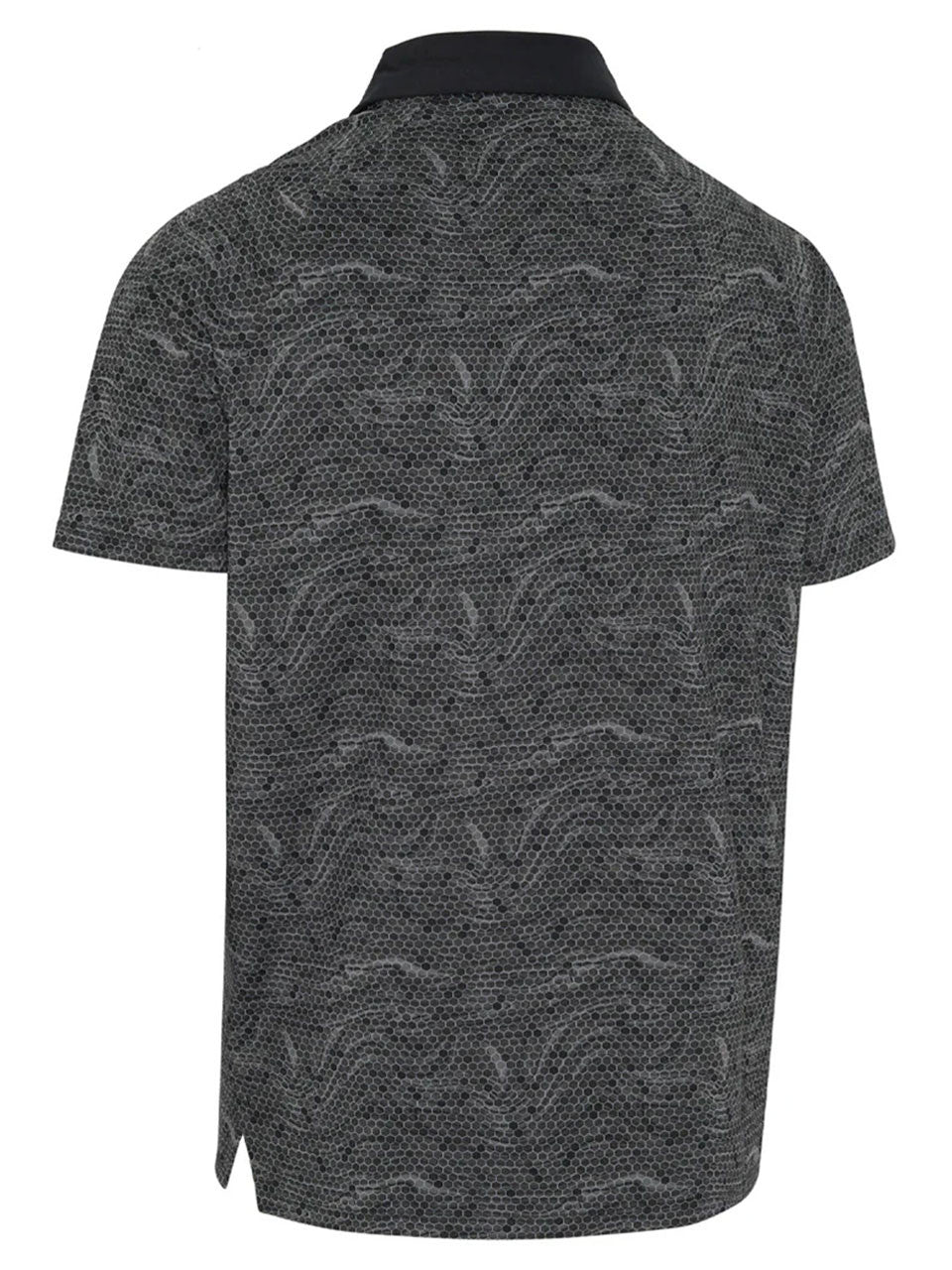 Callaway Hex Marble Polo - Caviar