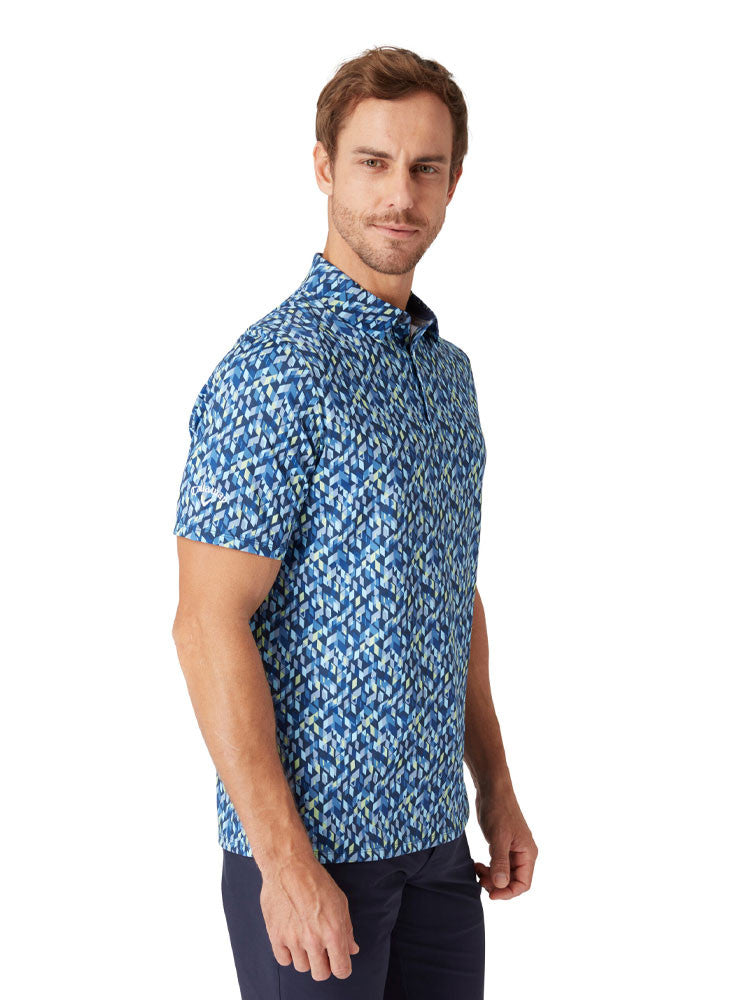 Callaway Kaleidoscope Chev Polo - Peacoat