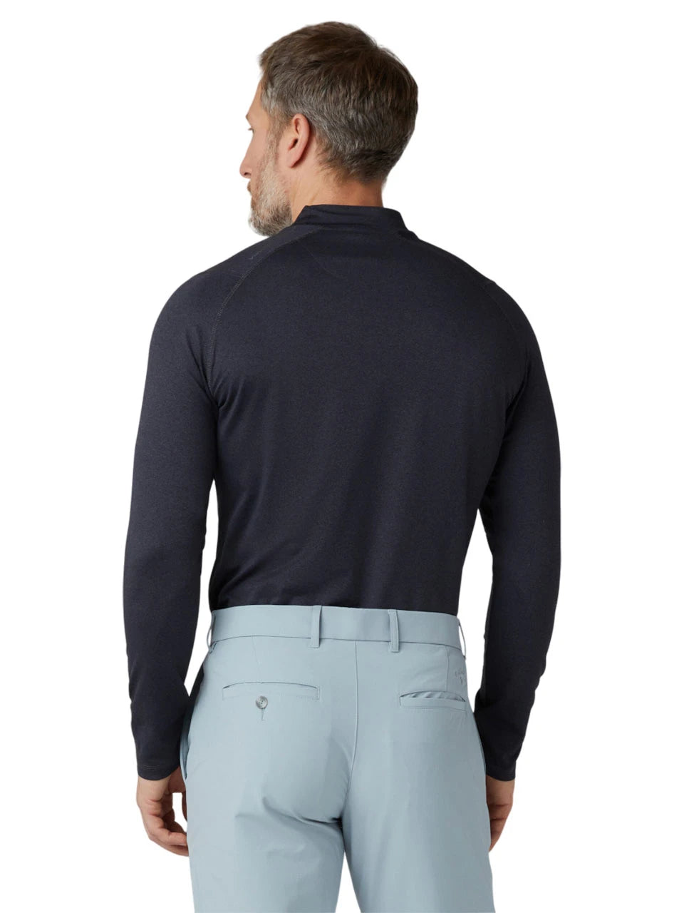 Callaway Men's Crew Neck Base Layer - Ebony Heather