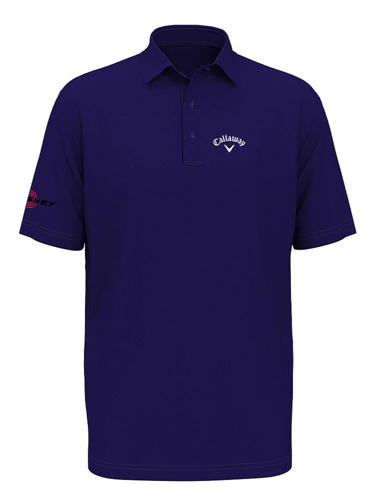 Callaway Micro Texture Solid Polo - Peacoat