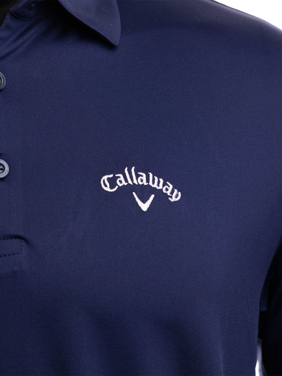 Callaway Micro Texture Solid Polo - Peacoat