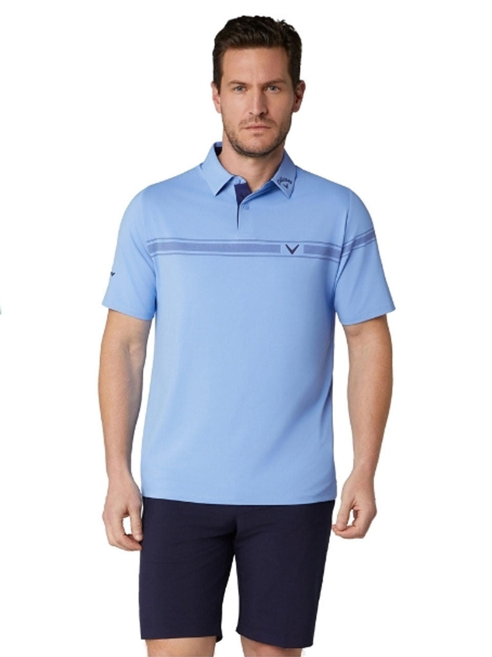 Callaway Odyssey Block Polo - Vista Blue