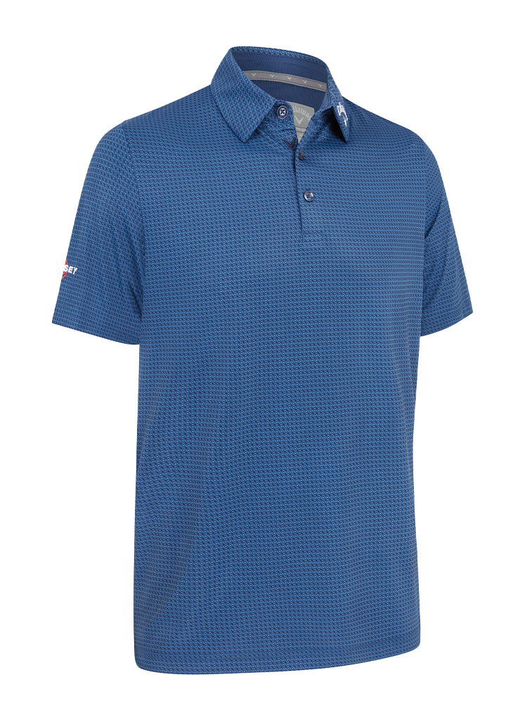 Callaway Odyssey Print Polo - Peacoat