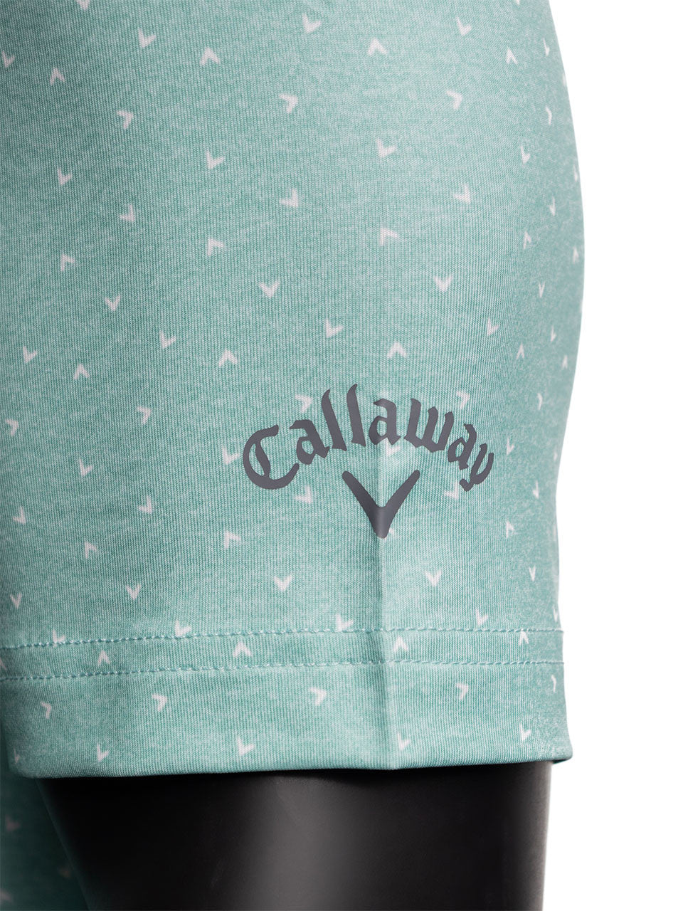 Callaway Pro Spin All Over Chev Printed Polo (Relaxed Fit) - Aquifer