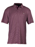Callaway Pro Spin Gingham Polo (Relaxed Fit) - Grape Wine