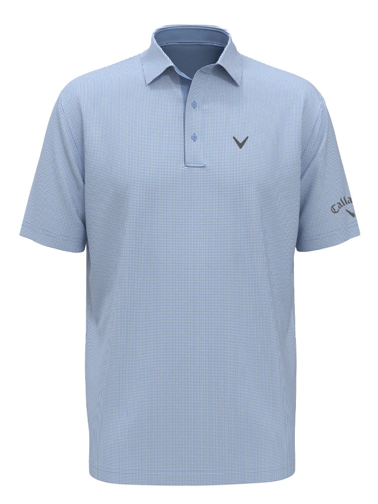 Callaway Pro Spin Gingham Polo (Relaxed Fit) - Open Air