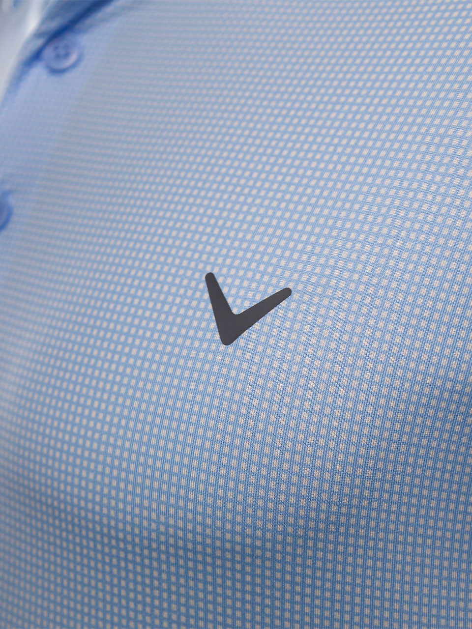 Callaway Pro Spin Gingham Polo (Relaxed Fit) - Open Air