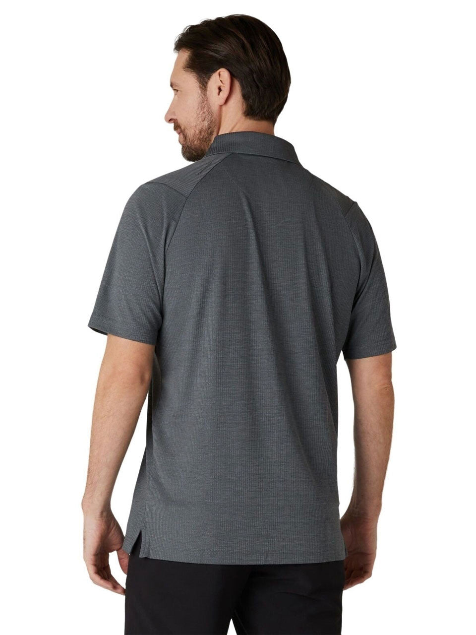 Callaway Ventilated Classic Jacquard Golf Polo - Caviar
