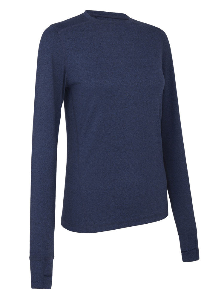 Callaway Women's Crew Neck Base Layer - True Navy Heather