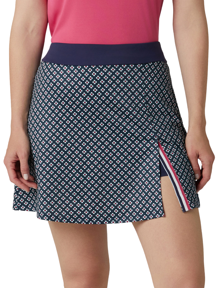 Callaway Women's Mini Geo Skort (43cm/17") - Peacoat