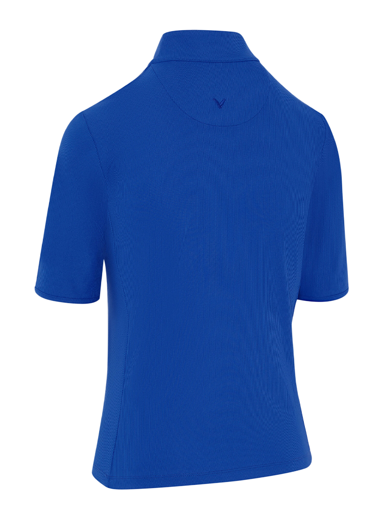 Callaway Women's Rib Play Polo - Blue Tattoo
