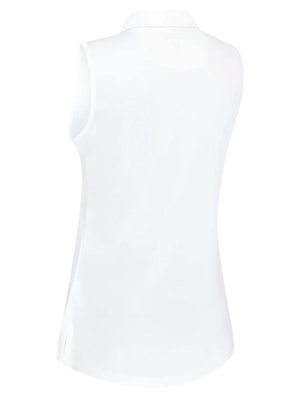 Callaway Women's Tournament Sleeveless Polo - Bright White