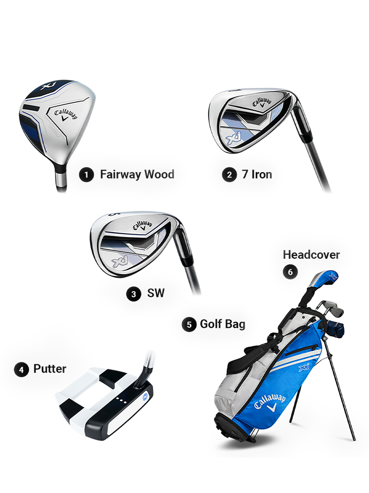 Callaway XJ-1 4 Piece Junior Set - Ages 4-6