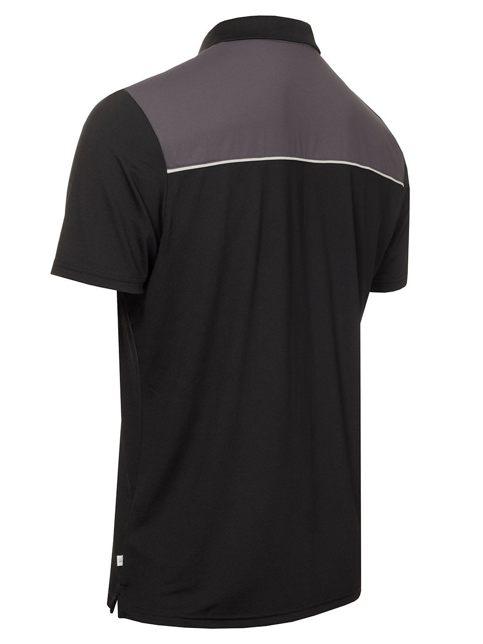 Calvin Klein Baltimore Colour Block Polo - Black/Charcoal