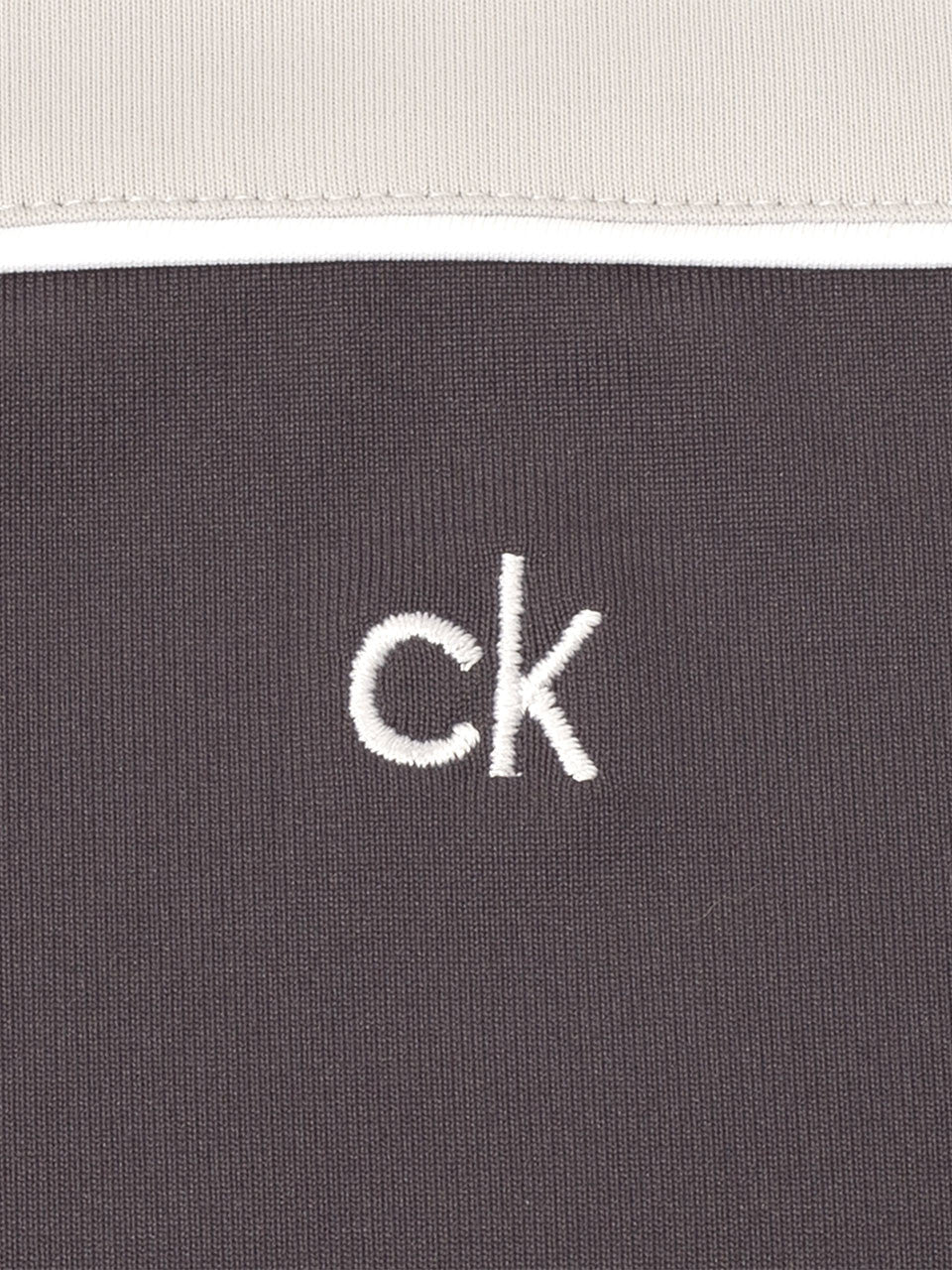 Calvin Klein Baltimore Colour Block Polo - Charcoal/Silver