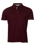 Calvin Klein Cotton Blend Quad Polo - Blackberry