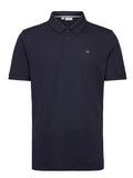 Calvin Klein Cotton Blend Quad Polo - French Navy