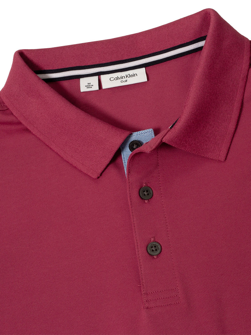 Calvin Klein Cotton Blend Quad Polo - Mauve