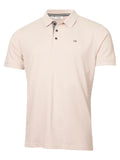 Calvin Klein Cotton Blend Quad Polo - Stone