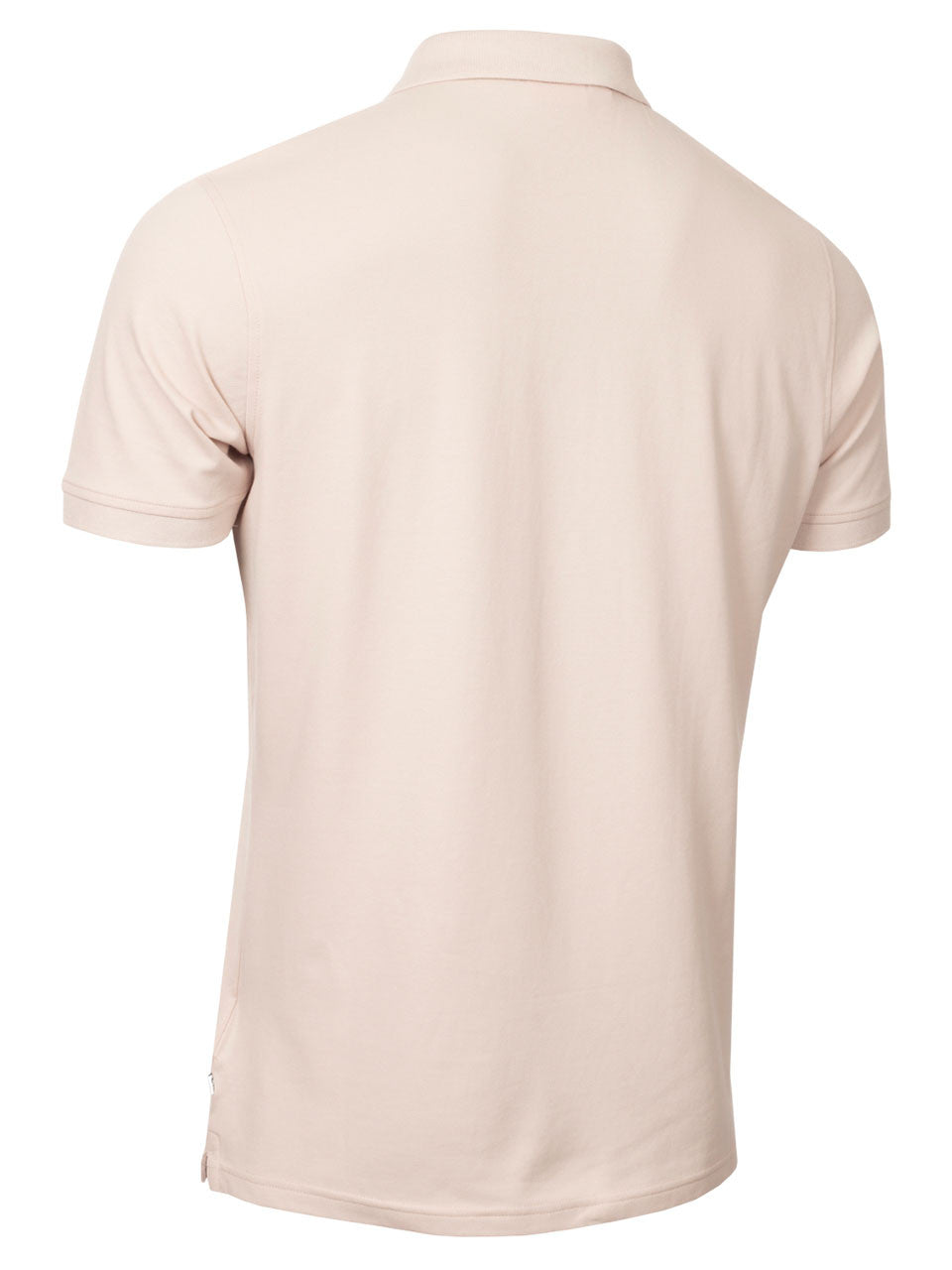 Calvin Klein Cotton Blend Quad Polo - Stone
