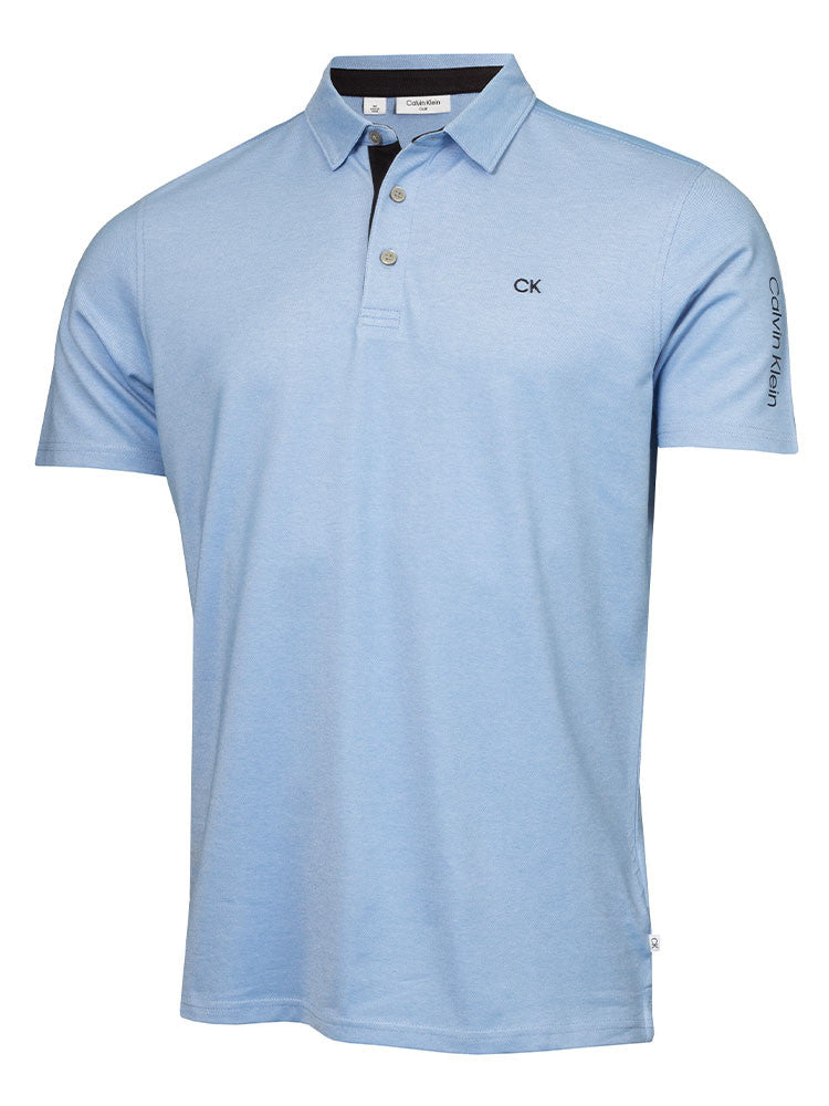 Calvin Klein Cotton Blend Uni Polo - Sky