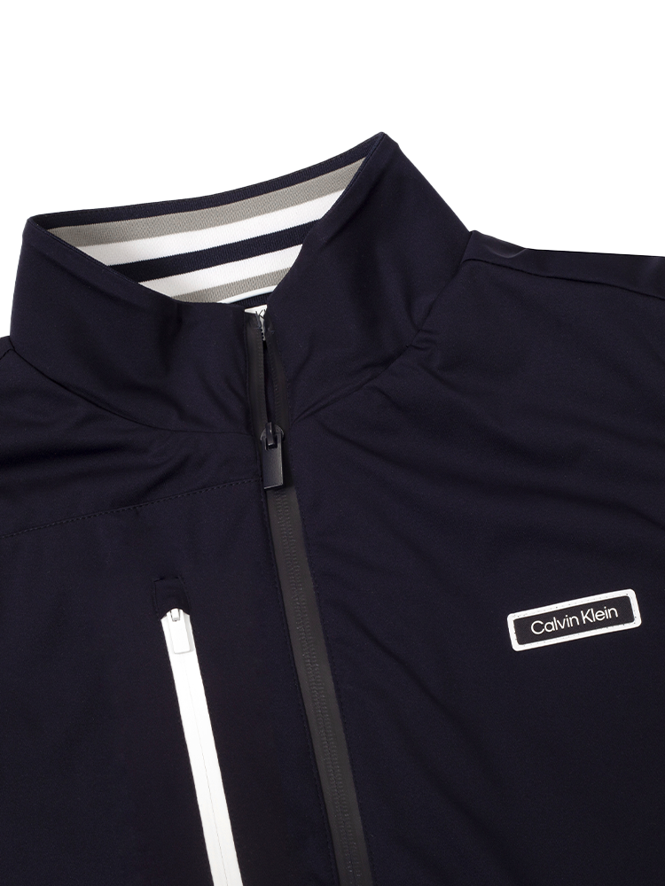 Calvin Klein Deerpark Lightweight Full Zip Gilet - Navy