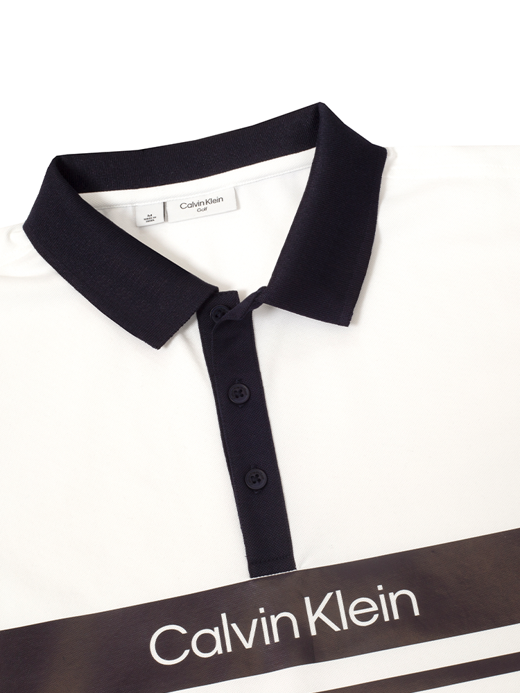 Calvin Klein Freemount Polo Shirt - White